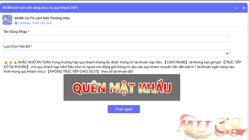 Quên mật khẩu